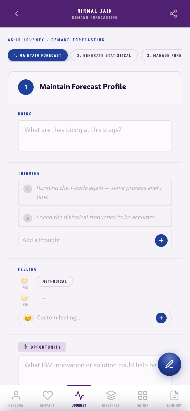 Journey · Nirmal Jain · Demand Forecasting